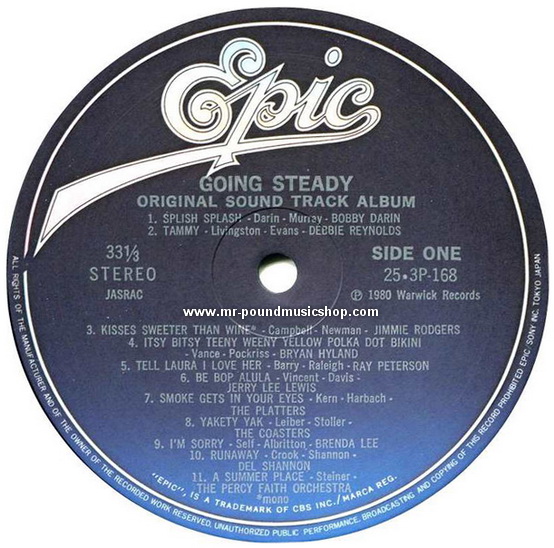 Various Artists - Going Steady : Original Soundtrack Album