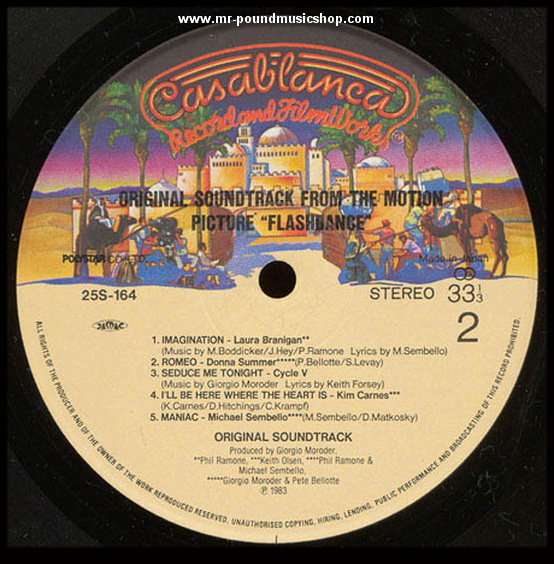 Various Artists - Flashdance (Original Soundtrack From The Motion Picture)
