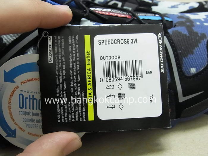 รองเท้าเดินป่า outdoor.. .Salomon... ใหม่.... Size42eur