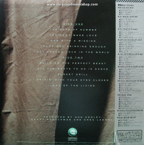 Don Henley - Building The Perfect Beast