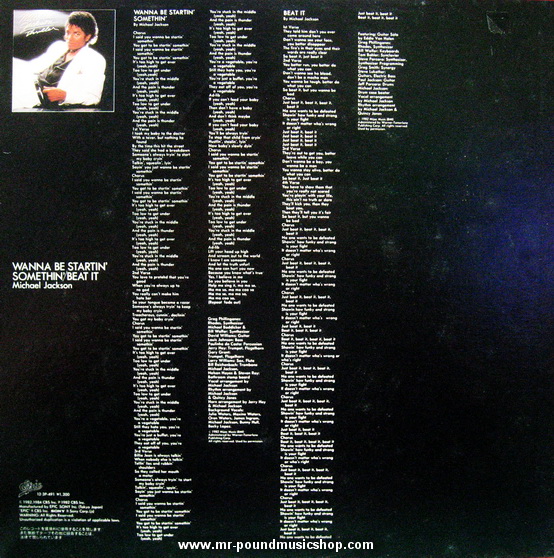 Michael Jackson - Wanna Be Startin' Somethin' / Beat It