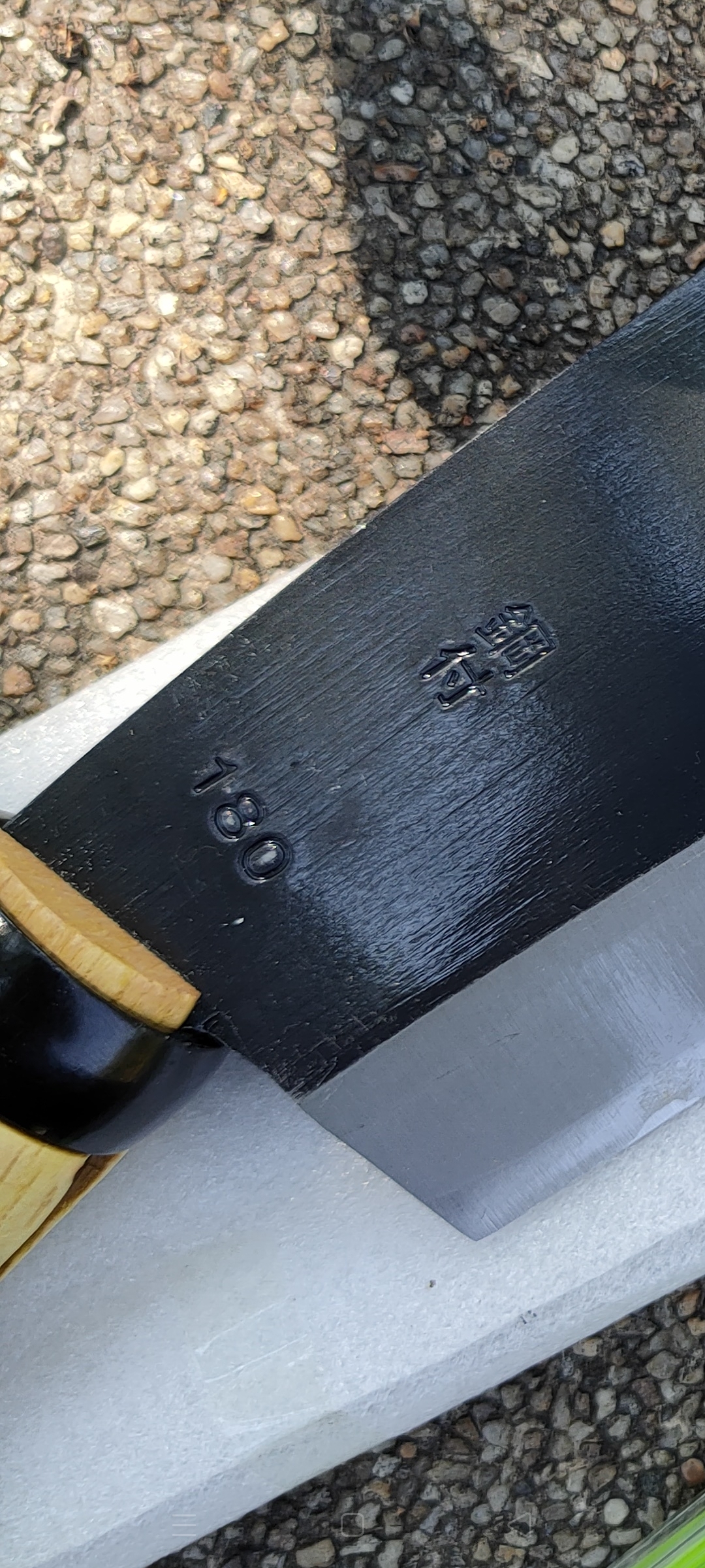 มีดญี่ปุ่น /มีดนาตะ / nata knife เหล็กลามิเนตไฮน์คาร์บอน ของใหม่ ของแท้