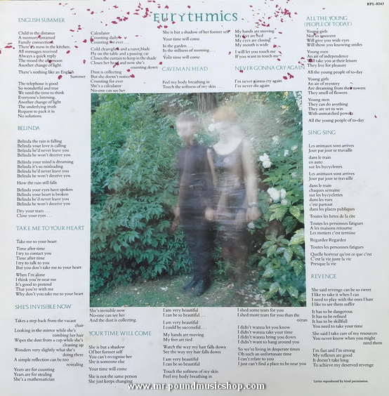 Eurythmics - In The Garden