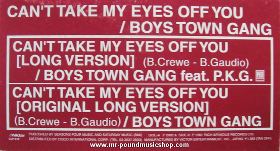 Boys Town Gang feat. P.K.G - Can't Take My Eyes Off You