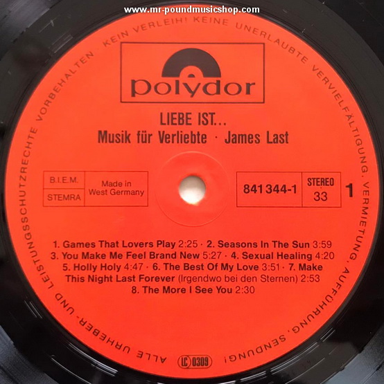 James Last - Liebe lst... Musik Fur Verliebte