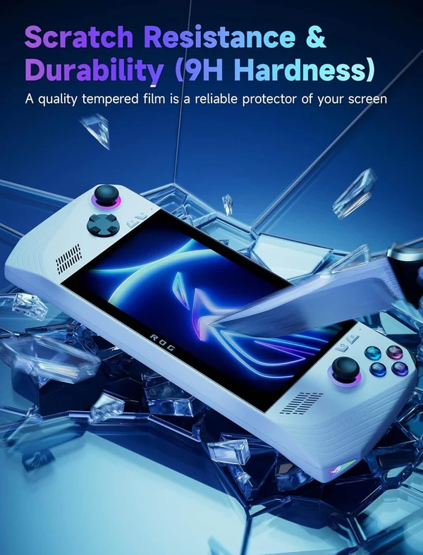 JSAUX Anti-Glare Screen Protector for ROG Ally & ROG Ally X (2-Pack)