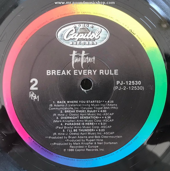 Tina Turner - Break Every Rule