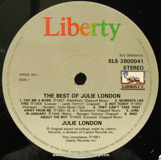 Julie London - The Best of Julie