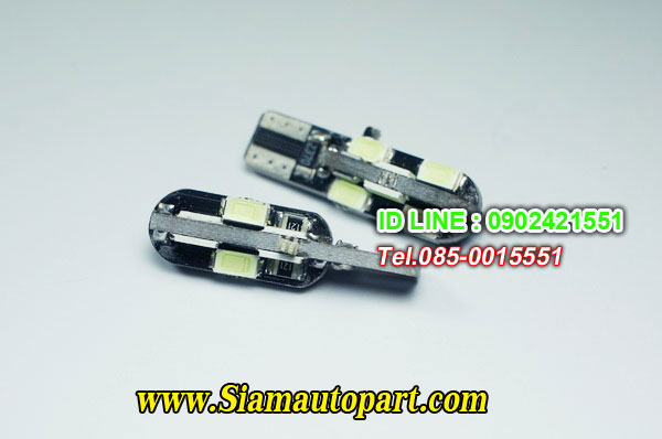 LED-T10-5730-12SMD แสงสี Ice blue