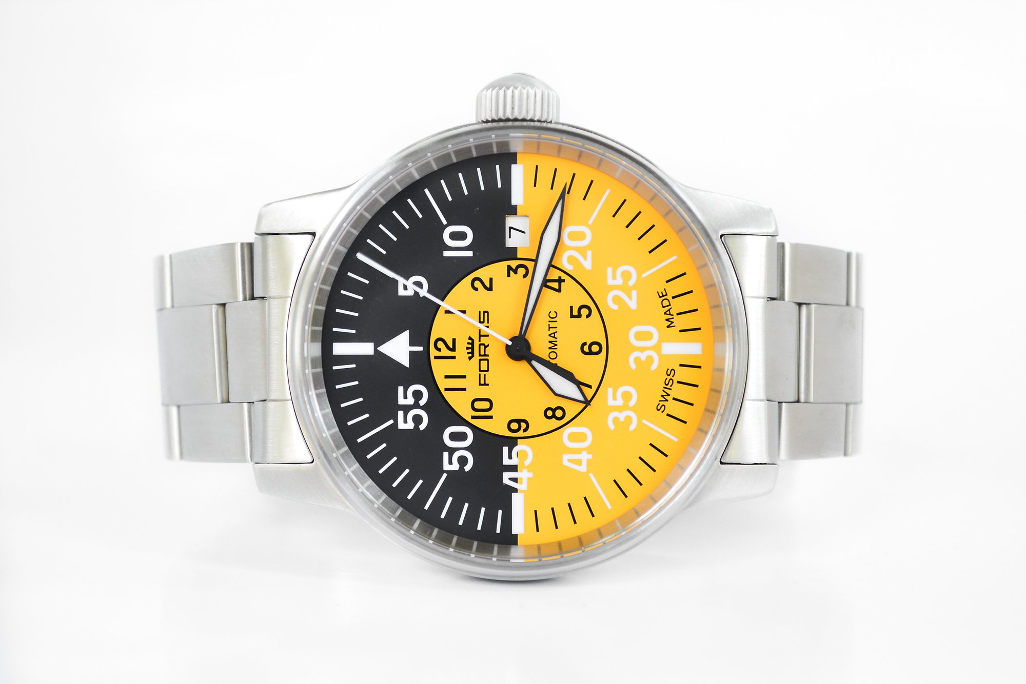 Fortis Aviatis Flieger Cockpit Monster Yellow Automatic