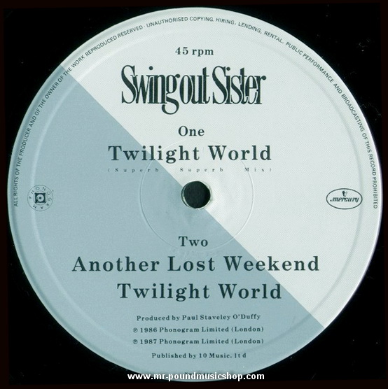 Swing Out Sister - Twilight World