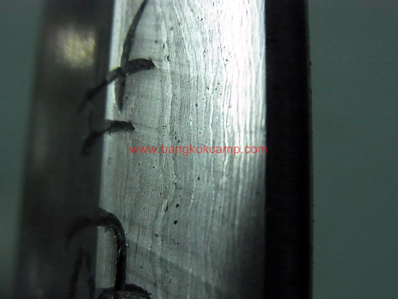 ดาบซามูไร ลายเสือ ขนาดกลาง ใบมีดเป็นเหล็กลาย (ใบมีดดามัสกัส)