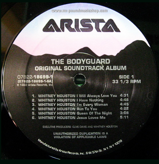 Various Artists - The Bodyguard (Original Soundtrack Album)