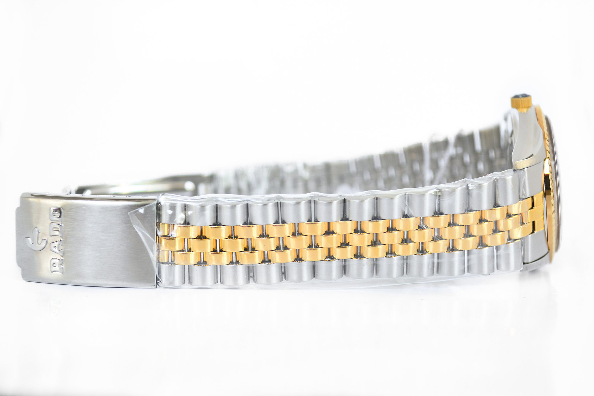 Rado Voyager Automatic Day-Date สองกษัตริย์ ขอบหยัก หลักพลอย หน้าดำ