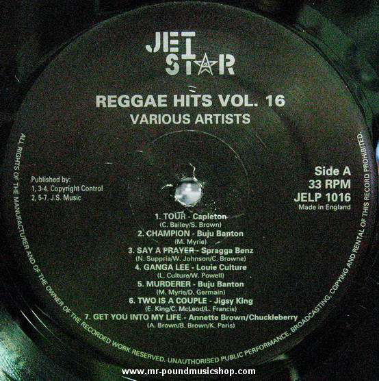 Various Artists - Reggae Hits Vol.16