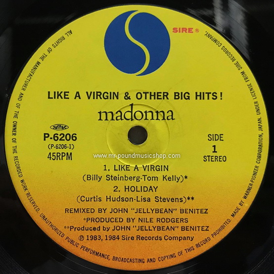 Madonna - Like A Virgin & Other Big Hits!
