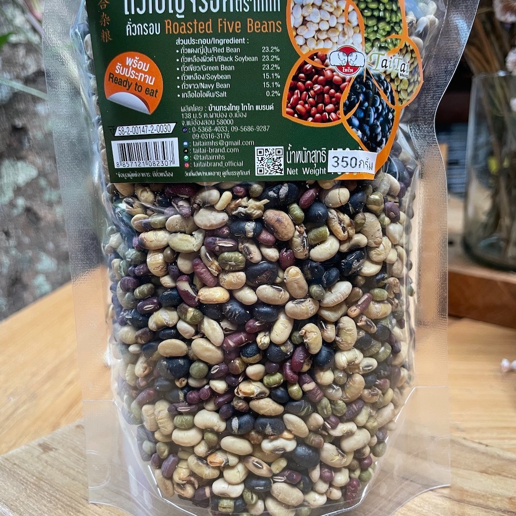 ไทไท ถั่วเบญจรงค์ (110 กรัม) ถั่ว 5 สี คั่วกรอบ