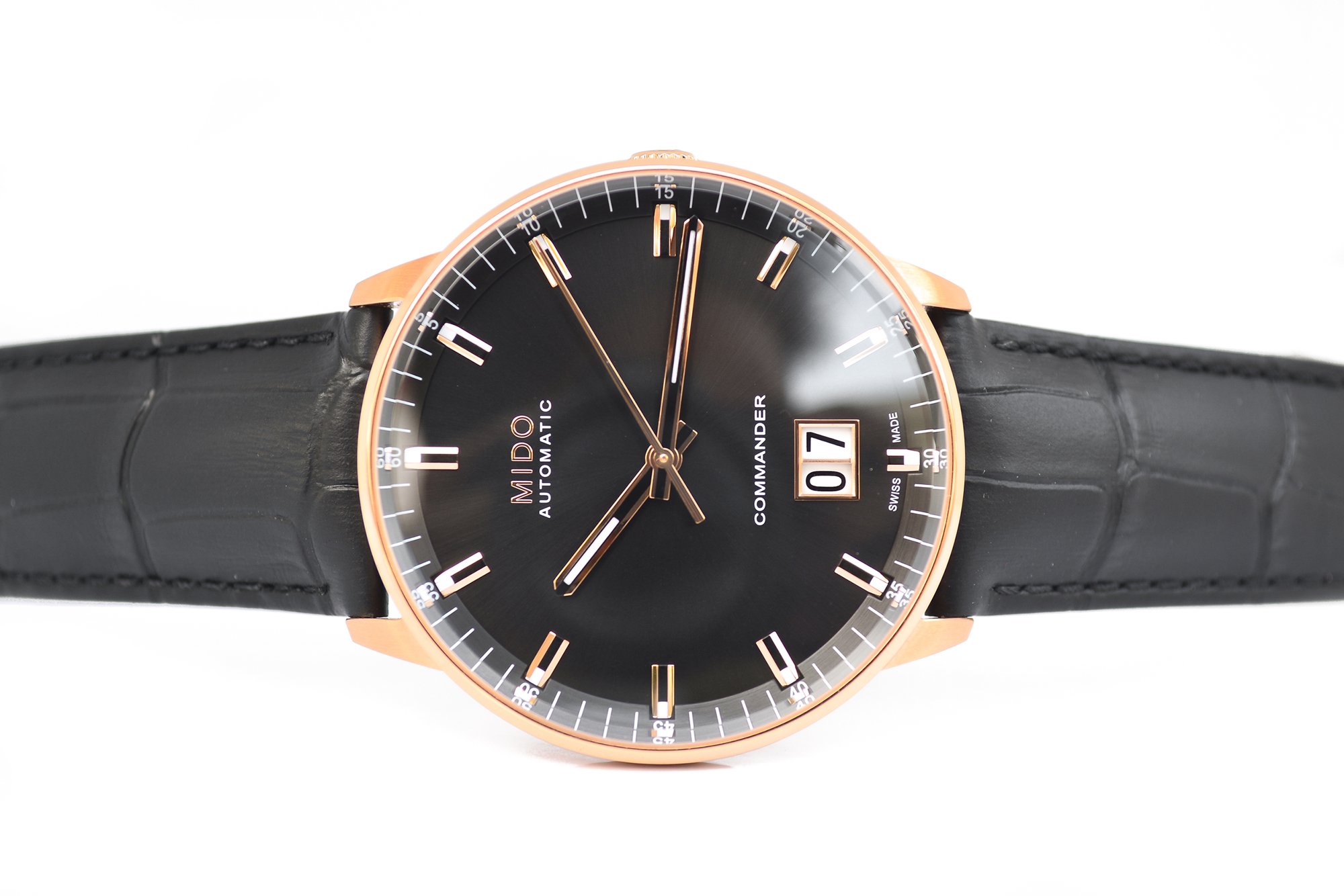 Mido Commander Big date Automatic Caliber 80 Rose gold