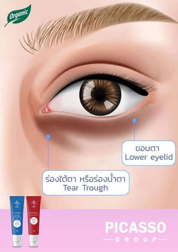 เวชศาสตร์บำบัดถุงใต้ตา ขอบตาหมองคล้ำ 15g.