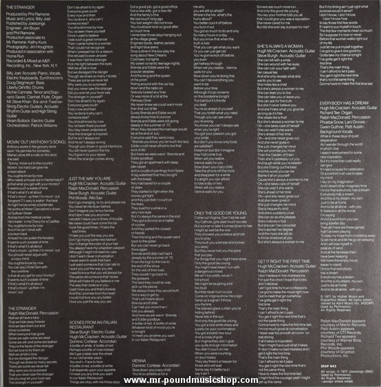 Billy Joel - The Stranger