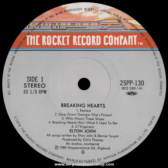 Elton John - Breaking Hearts