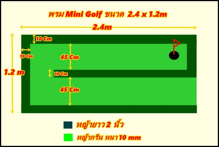 ขาย สนามสนามมินิกอล์ฟ