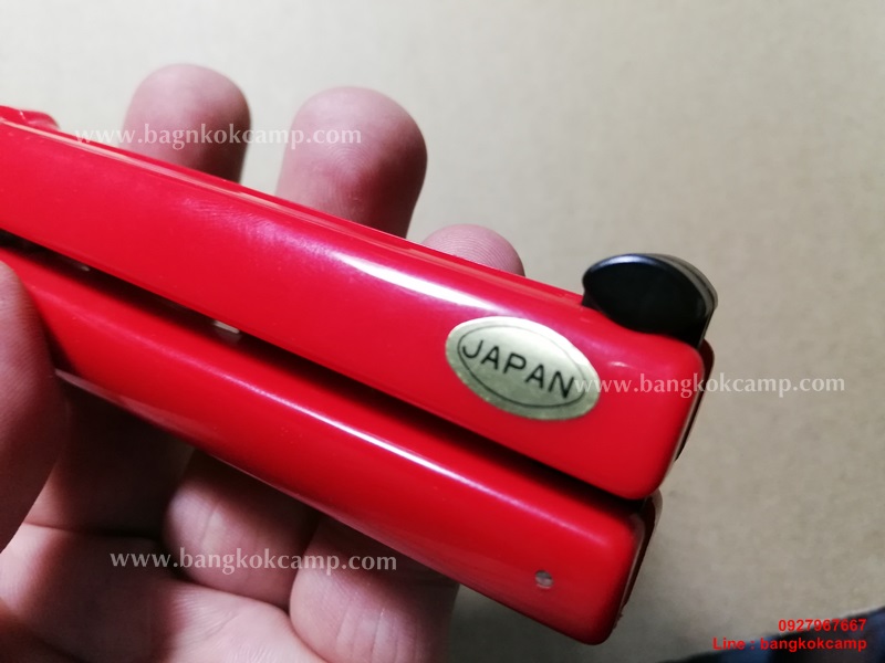 มีดญี่ปุ่น, มีดพับญี่ปุ่น รุ่นเก่า JAPAN ใหม่เก่าเก็บ (สีแดง)