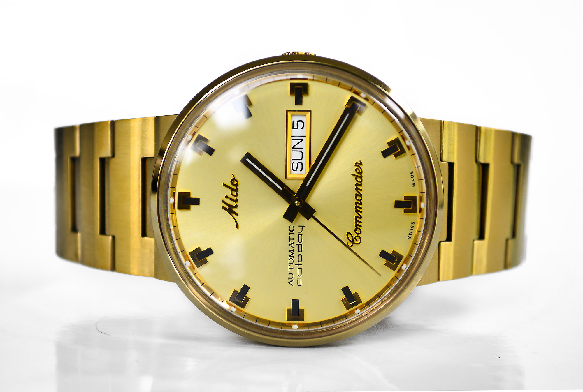Mido Commander Aquadura เรือนทอง (Sold)