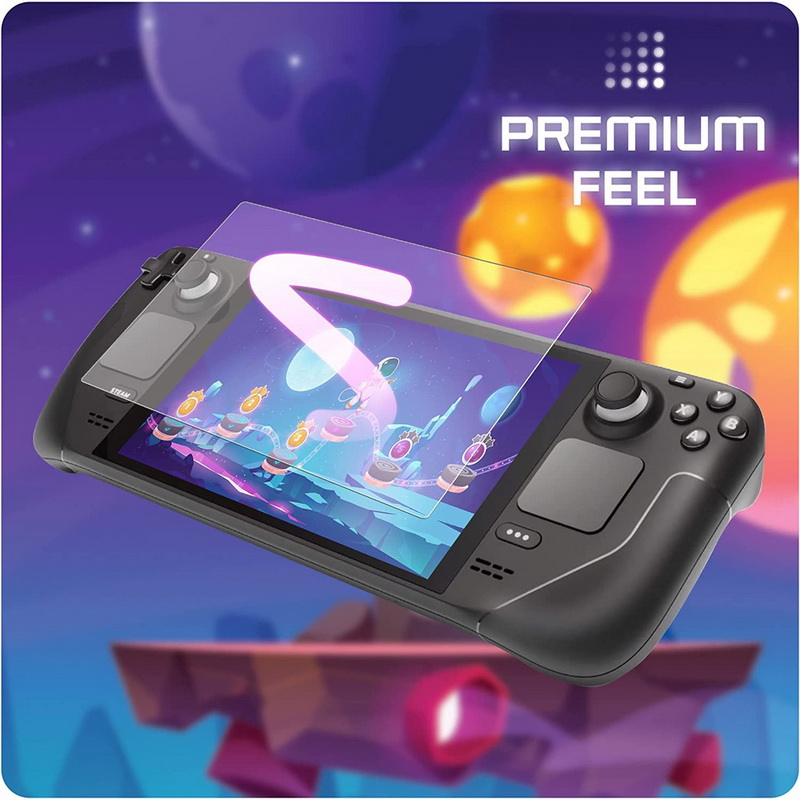 IINE Steam Deck LCD&OLED ฟิล์มกระจกใสนิภัยชัดแจ๋ว HD Clear แข็งระดับ 9H