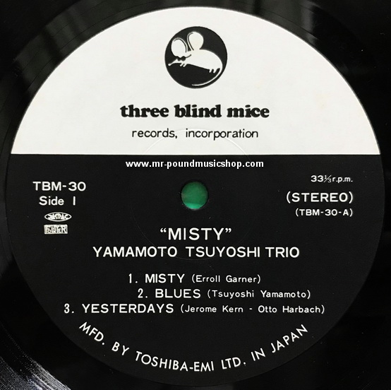 Yamamoto, Tsuyoshi Trio - Misty