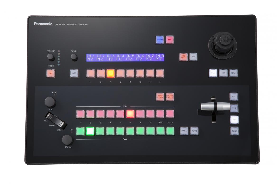 Panasonic AV-HLC100 Live Production Center Streaming Switcher วิดีโอสวิทเชอร์แบบออลอินวัน