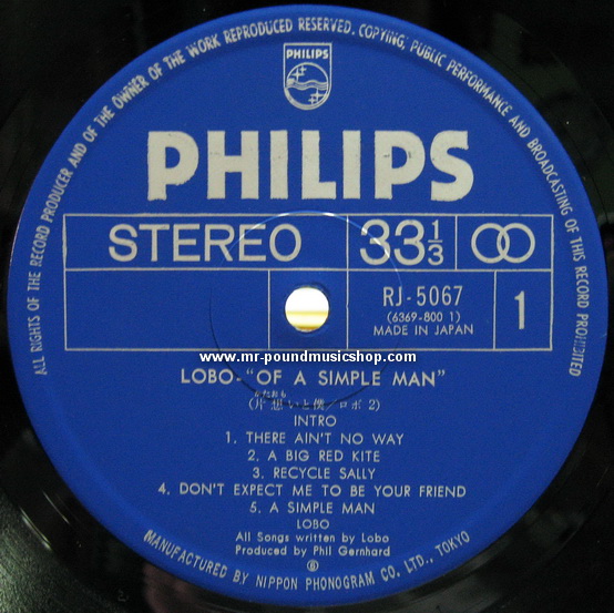 Lobo - Of A Simple Man