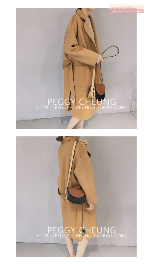 เสื้อโค้ทกันหนาว พร้อมเชือกผูกเอว เรียบเก๋ พร้อมส่งจ้า same pic