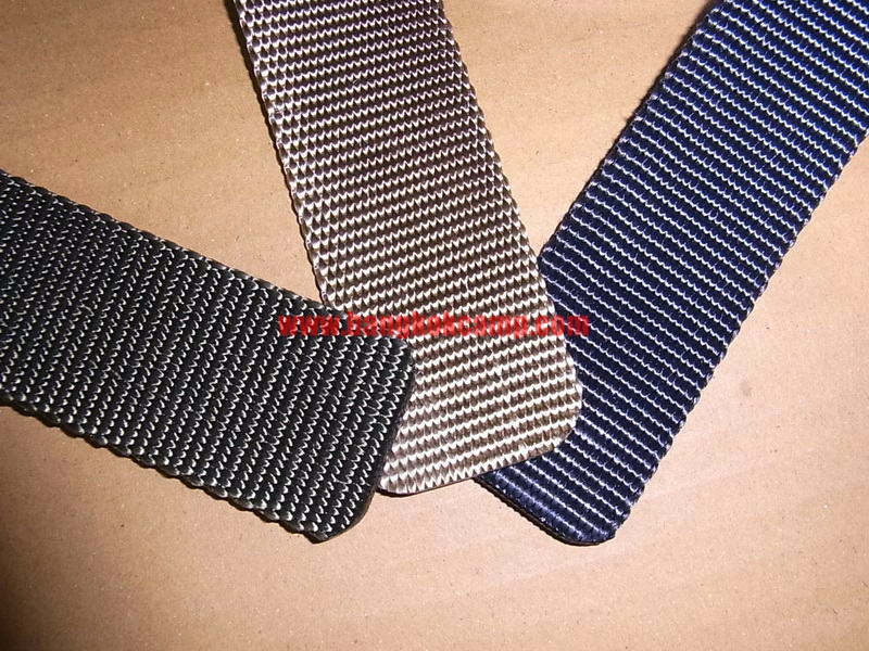 เข็มขัด หัวโลหะขาว สีทราย