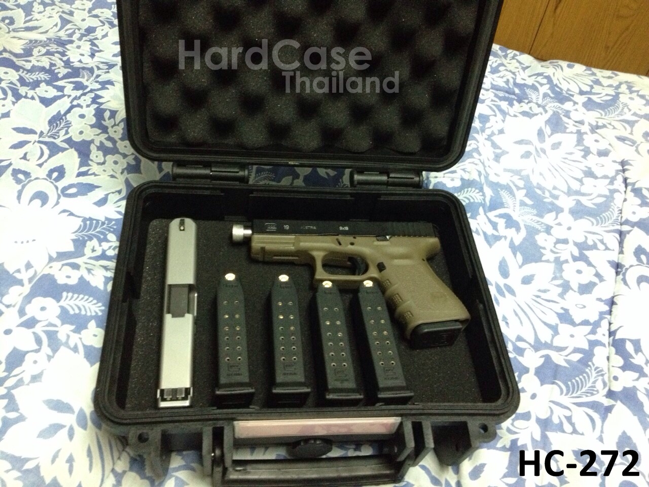 กล่องกันกระแทก Hard Case 272 for gun/for gopro/for watch