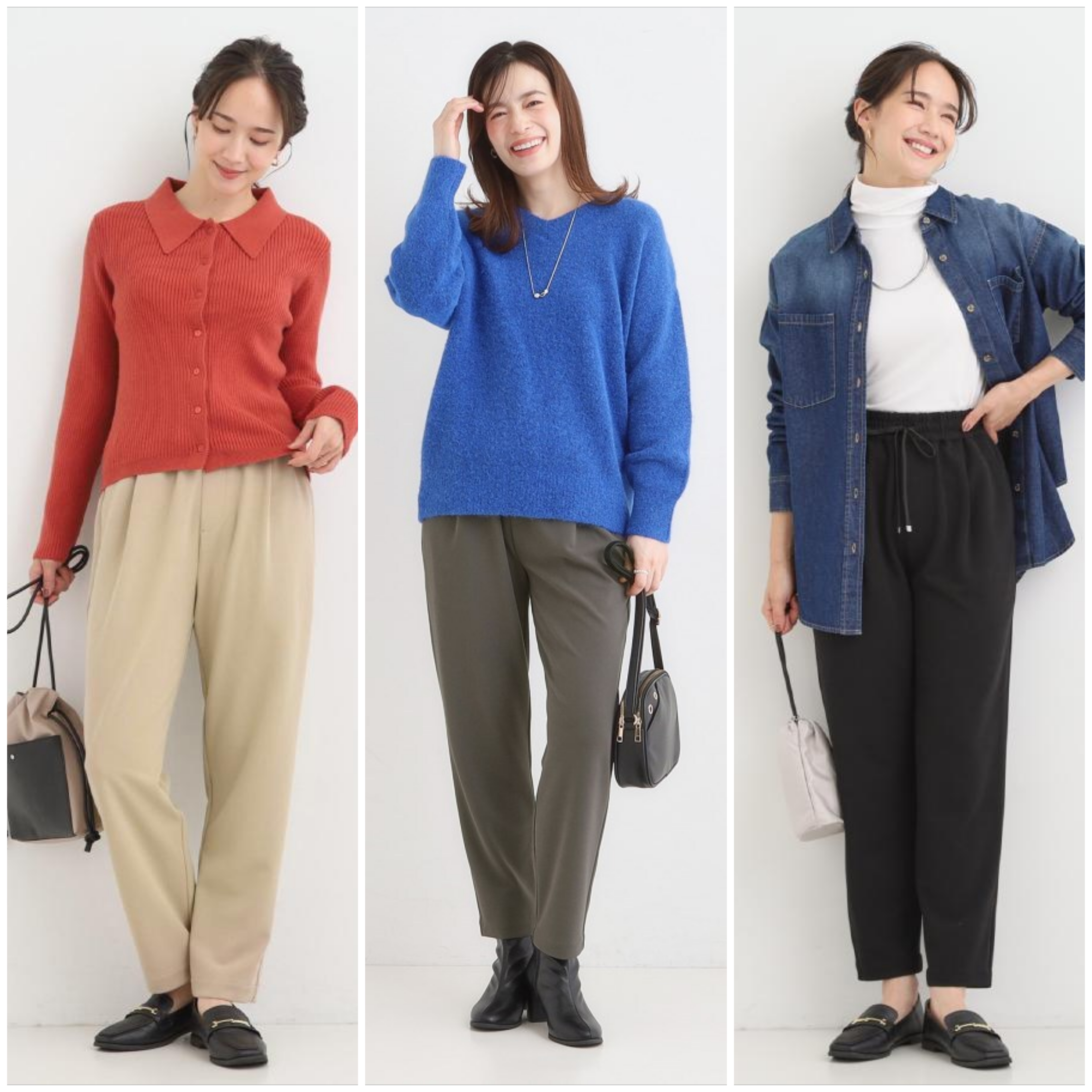 Shoo La Rue Women's Smart Easy Tapered Stretch Pants