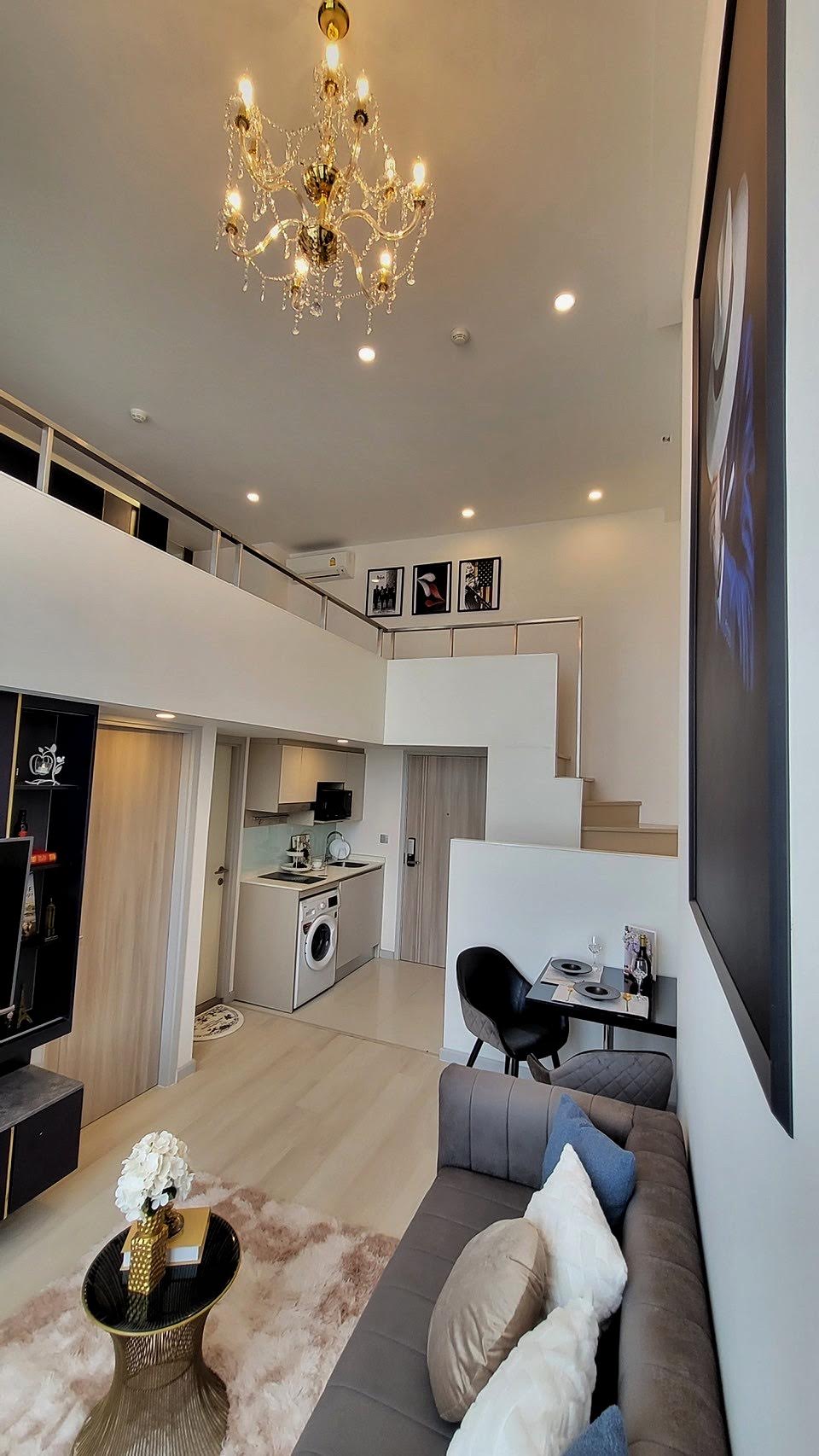 ให้เช่าคอนโด ไนท์บริดจ์ไพร์มสาทร (knightsbridge prime sathorn) ชั้น 33 ห้อง 3309 44 ตรม. ห้อง Duplex 1 ห้องนอน