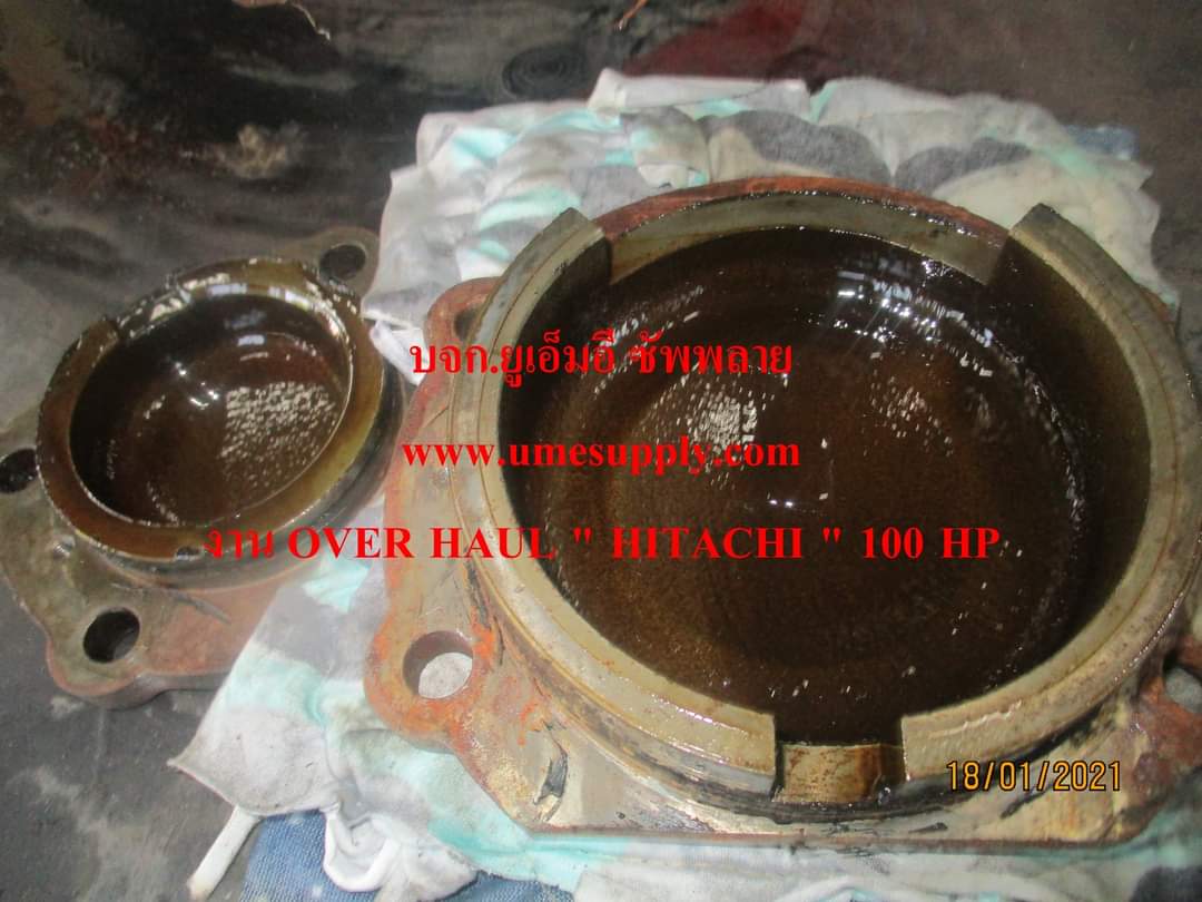 Overhaul Screw AirCompressor "HITACHI 100 HP "