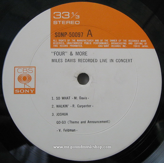 Miles Davis - 'Four' & More - Recorded Live in Concert