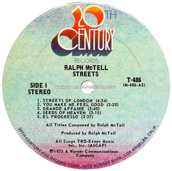Ralph McTell - Streets