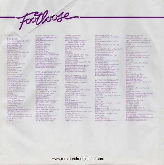 Various Artists - Footloose (Original Motion Picture Soundtrack)