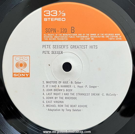 Pete Seeger's - Greatest Hits