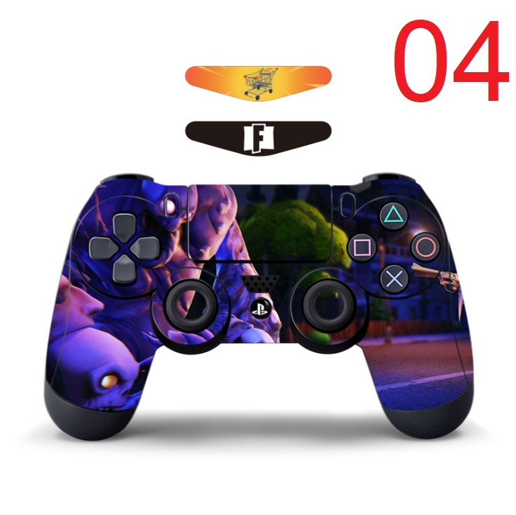 สติ๊กเกอร์จอย PS4 ลาย Fortnite