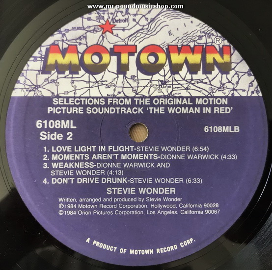 Stevie Wonder - The Woman in Red (Selection From The Original Motion Picture Soundtrack)
