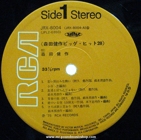 Morita Kensaku - Big Hit 20