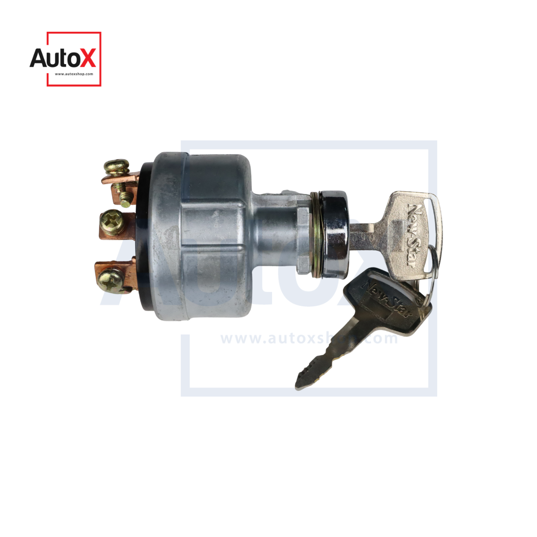 สวิทช์กุญแจสตาร์ท HINO ตัวใหญ่ 6ขั้ว 12-24V ยี่ห้อNew-Star (ใหม่)