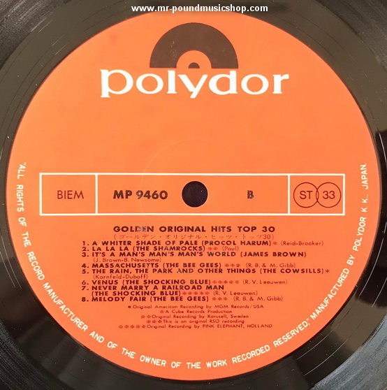 Various Artists - Golden Original Hits Top 30