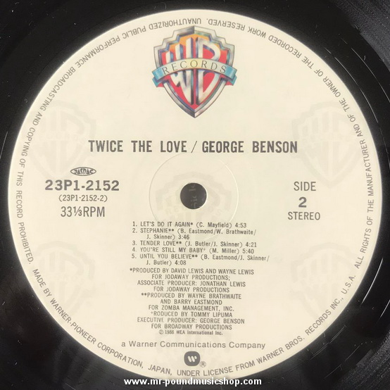 George Benson - Twice The Love