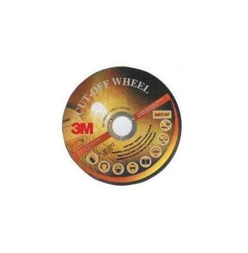 3M ใบตัด 4" สีทอง ขนาด 4"x1x16 mm.