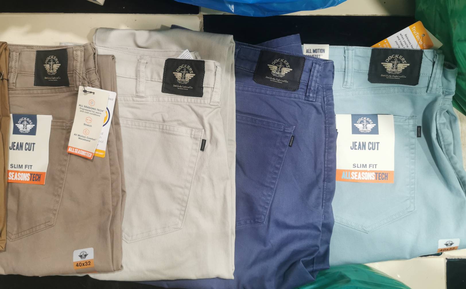 Dockers All Season Jean Cut Sim & Straight Fit Pants